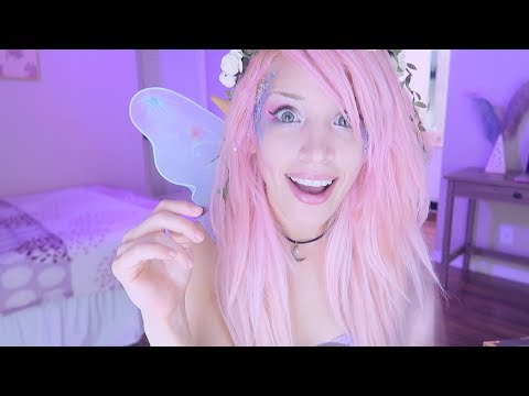 ASMR ♡ Fairy Role play // Tapping & Scratching // Whispering // for sleep