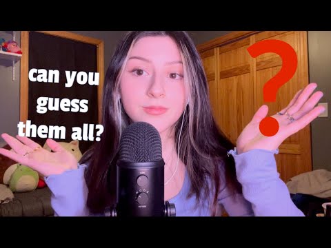ASMR GUESS THE SOUND! (20 TRIGGERS FOR 20K) 😎💙