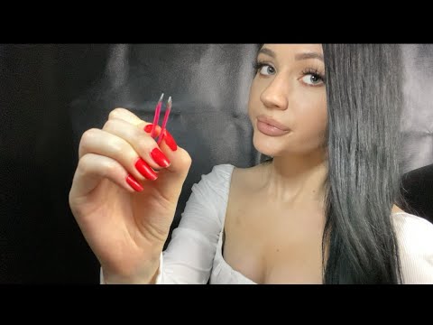 ASMR| DOING YOUR EYEBROWS (ROLEPLAY)