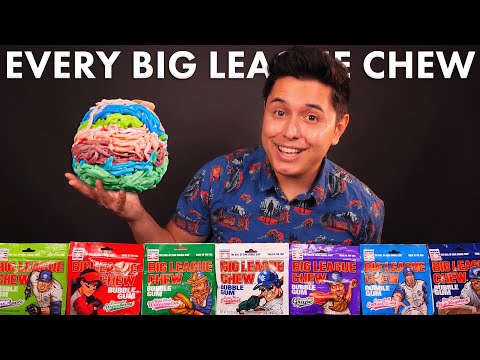 ASMR | I Combined Every Big League Chew Flavor into ONE Gumball