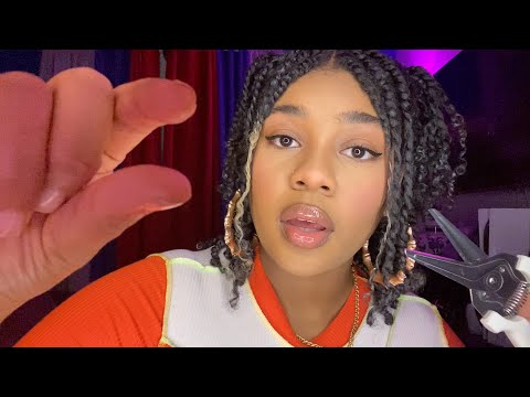 ASMR- Plucking Your Negative Energy + Positive Affirmations 😴💞 (MOUTH SOUNDS, PERSONAL ATTENTION) ✨