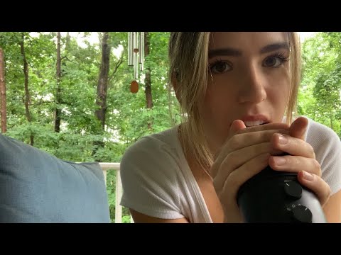 ASMR | Outside Hangout Pt. 3 (Whispers, Hand Sounds, Nature Sounds)