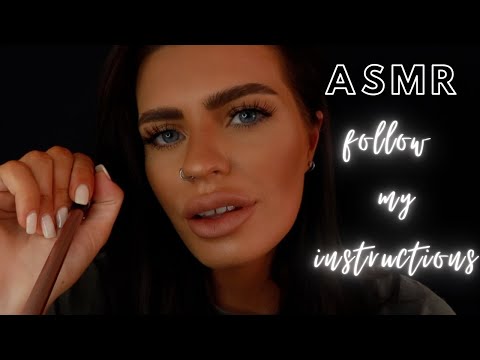 ASMR Follow My Instructions for Sleep - Personal Attention 🤍