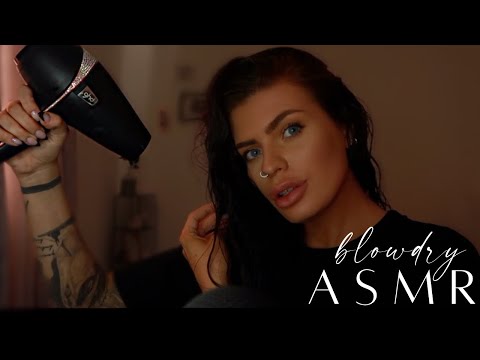 [ASMR] Blowdrying My Hair 💨 Hairdryer Sounds & White Noise