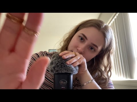 ASMR brushing the cobwebs from your brain 🕸️ mic touching, visual triggers, trigger words
