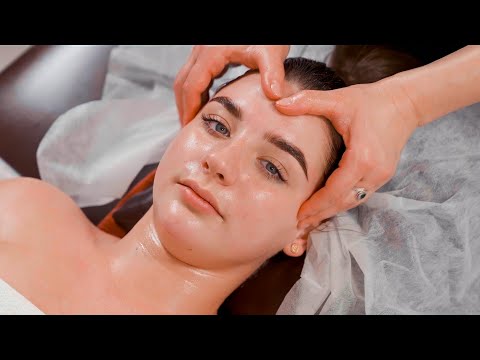 ASMR RELAXING LIFTING AND REJUVENATING FACIAL MASSAGE WITH NECK LINE FOR ANNA
