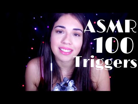 ASMR 100 Triggers em 7 minutos ! 💤✨