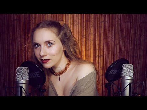 ASMR NEW MIC TEST 🎤🎧 Ear to Ear WHISPER, random TRIGGER WORDS, book sounds, ACCENT+ some kisses