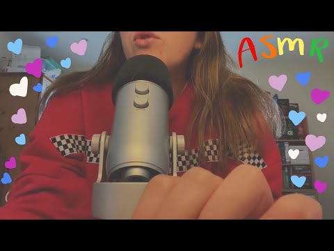 ASMR - Relaxing Hand Movements 👐 (mouth sounds)