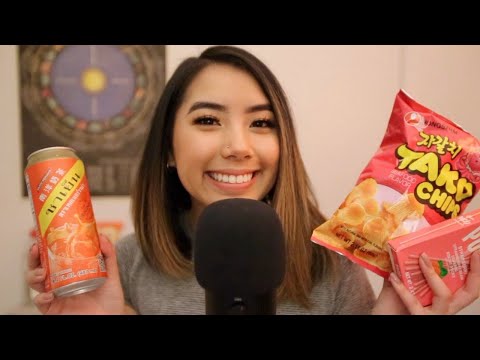 ASMR Eating Sounds 💗 Asian Snacks Assortment