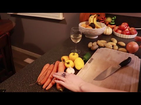 [ASMR] Pure Close-Up Whispering - Making a Cozy Fall Soup, Close Whispers and Rambling