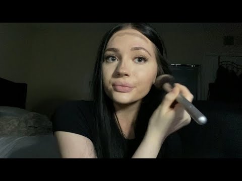 ASMR| MY QUARANTINE MAKEUP ROUTINE (GET READY WITH ME)