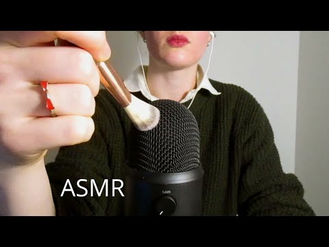 ASMR Brushing the Microphone to Brush You to Sleep (no talking)