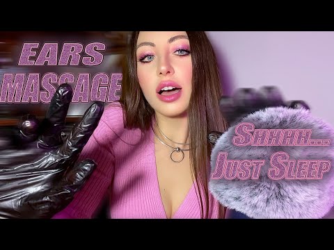 ASMR {EARS & HEAD MASSAGE} Marathon of Mouth Sounds, Day 19: Gloves, Scratching, Whisper, Breathing