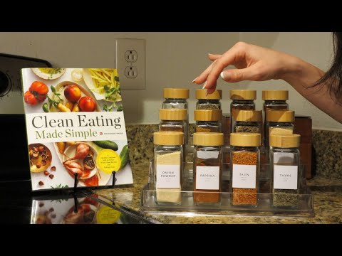 ASMR Organizing 💛 | decanting spices