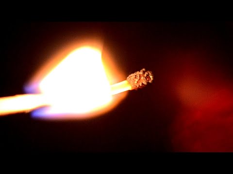 ASMR🔥Fire Element - Burning Match sticks - part 1 closeup (no talking)