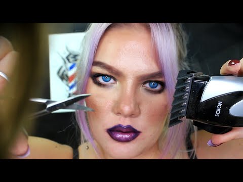 ASMR💈Halloween Makeover at the Spooky Barbershop💈roleplay, personal attention, tingles for sleep
