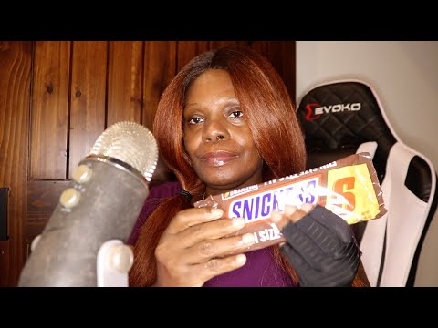 FUN SIZE SNICKERS ASMR EATING SOUNDS