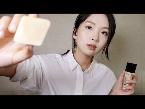 [ASMR] Makeup Artist Does Your Makeup (Layered Sound)