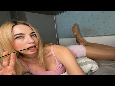 ASMR Girlfriend Roleplay: Let me help you relax and make you sleep