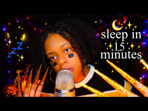 15 minutes of ASMR for the best sleep you never knew you needed 😴💤✨ (sleep inducing & tingly 💙🌙)