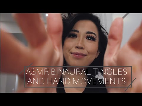 ASMR Binaural Tingles and Hand Movements (tingles)