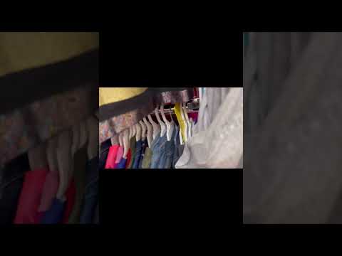 ASMR Clothing Hanger Sounds No Talking Thrift store