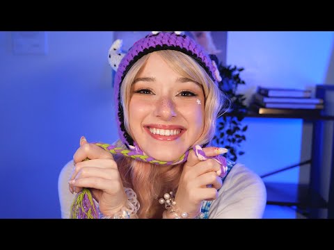 ASMR Quirky Girl in Class is Distracted by YOU | Acrylic Nail Tip Taps & Whispers