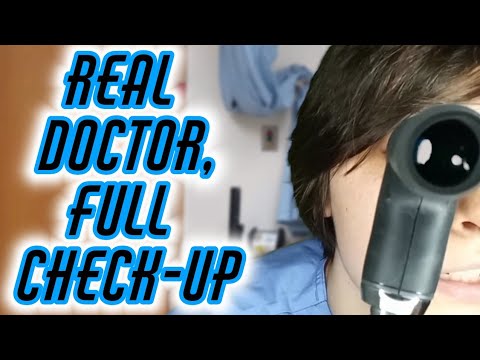 FULL Yearly Check-Up Medical Exam (real doctor) - ASMR | 1+ hour!