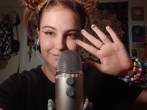 ASMR Mic Scratching with sequence on my fingers