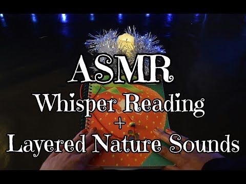 ASMR WHISPERS: Reading my poems in the rain 📖🐦 | Ear-to-Ear Whispers + Rain & Birdsong