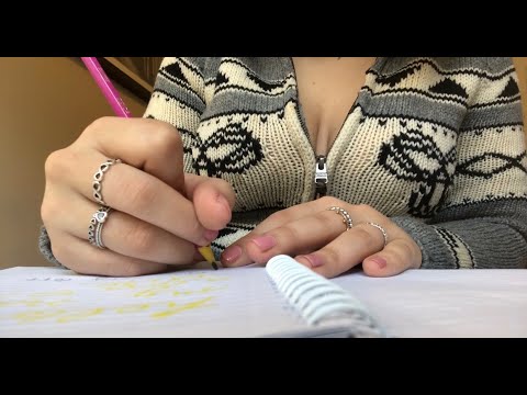 Writing and Scribbling Sounds ASMR