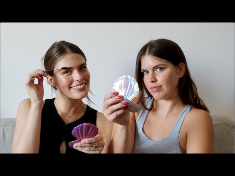 ASMR | Chatty get ready with us ft. my sister emvy asmr