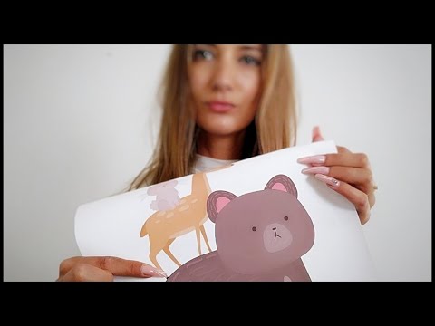 ASMR #3 - TRACING NO TALKING - EXTREME GENTLE HAND MOVEMENTS