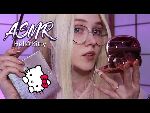 ASMR 😍 AMAZING Hello Kitty cosmetics unboxing