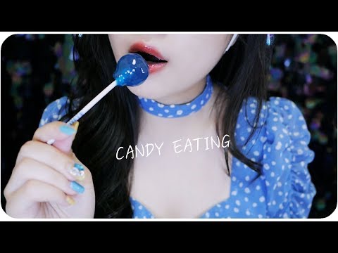ASMR Lollipop candy Eating  /キャンディー食べる   No Talking Korean ASMR