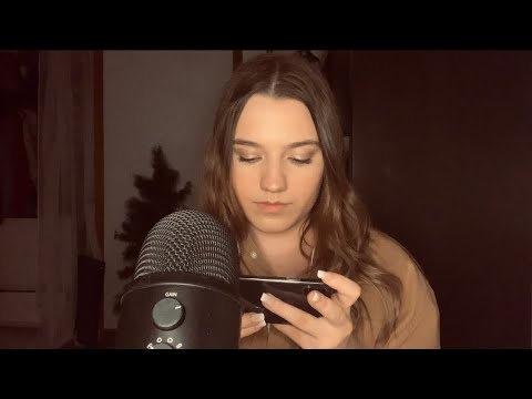 ASMR || Typing on iPhone (no keyboard sounds) ||