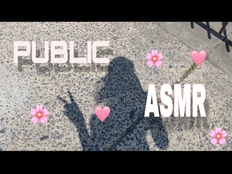 ASMR in Public •🌸• spring edition •
