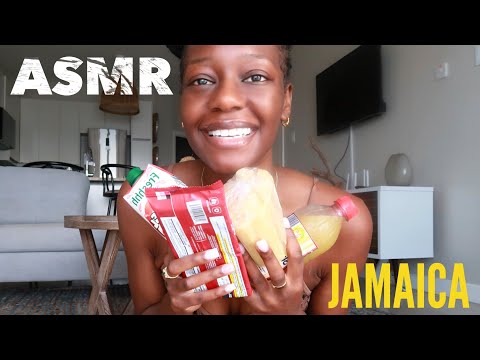 ASMR Baddie in Jamaica | I TRIED JAMAICAN SUGAR CANE! * RUM & RAISIN CHOCOLATE & SORREL