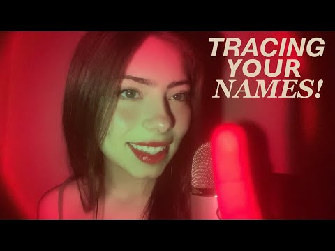 asmr | tracing 101 of your names🤍