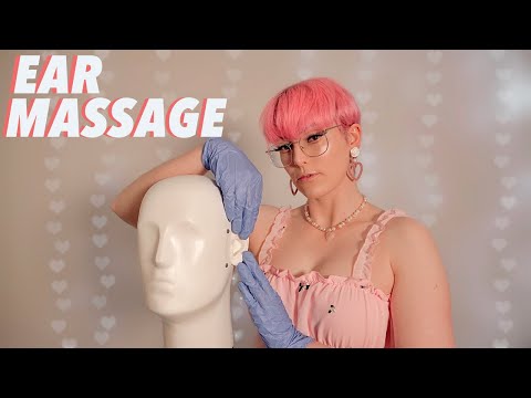 [ASMR] Reducing Your Anxiety Ear Massage w Whispered Affirmations (JP/ENG)