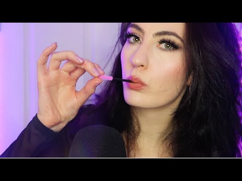 ASMR Spoolie Nibbling + Layered Fluffy Mic Scratching