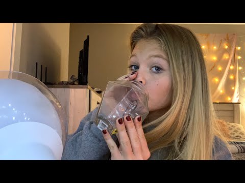 ASMR cupped mouth sounds....Literally Vlogmas day 12