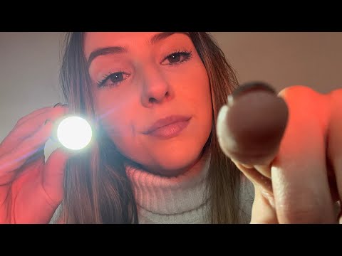 ASMR Fast and Chaotic Cranial Nerve Exam 🌬️
