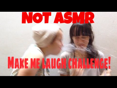 *NOT ASMR*The Make Me Laugh Challenge (feat. Maddie!)