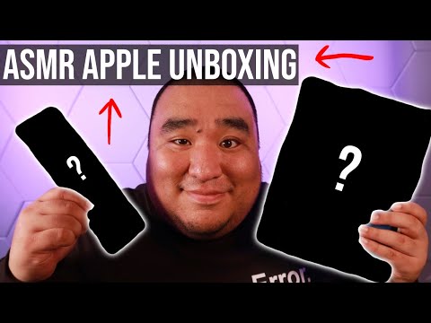 ASMR | NEW Apple Unboxing w/ Calming Sounds and Whispering