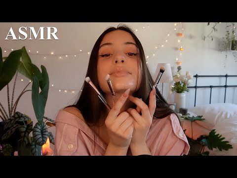 ASMR Face Brushing 🖌 + Positive Affirmationen 💓🧘🏻‍♀️ Personal Attention