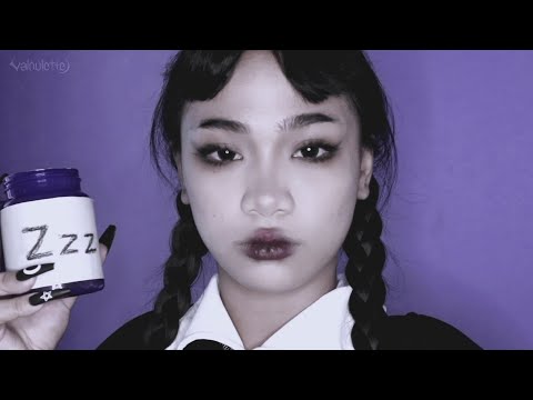 [100th video special] asmr. wednesday addams sends you to coma. 😴