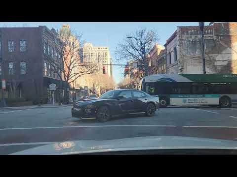 Driving Through Greensboro, NC | Winter 2024 | Driving Sounds (No Talking)