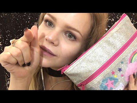 Asmr  | Drawing on You with Inaudible Whispering 🌀